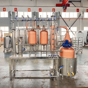 Industrial Home Alcoholes Etanol Perfume Cobre Todavía Vacío Vodka <span class=keywords><strong>Wishky</strong></span> Destilador Máquina - Product Image 1