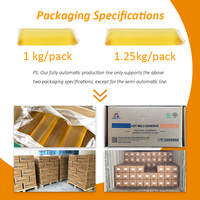 Pegamento Etiqueta HMA Glue Industrial SBC à base de pelabilité facile Étiquette sensible à la pression Adhésif thermofusible pour étiquette amovible