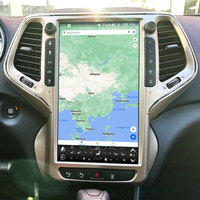 Autoradio de style Tesla 13,6 pouces pour Jeep Cherokee 2014-2020, système multimédia Android, stéréo, navigation automobile, unité principale, CarPlay sans fil, 4G