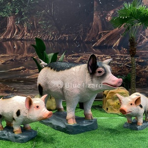 Modello Animatronico di Maiale a Grandezza Naturale di Alta Qualità, Simulazione Realistica di Maiale Carino per Parchi di Divertimento - Product Image 2