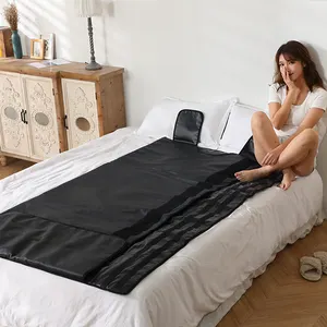 Cobertor de sauna modelador corporal Btws personalizável dobrável com 1 zona de aquecimento para perda de peso e melhor sono