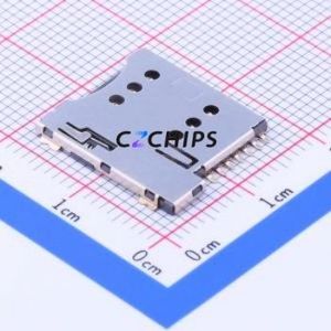 SMC-202-7 SIM Card Connector SMD Connector Self-Return Type Micro SIM Card Card Holder With Card Detection - Product Image 1