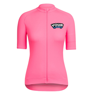 เสื้อปั่นจักรยานสำหรับผู้ชายเสื้อปั่นจักรยานผ้าโพลีเอสเตอร์สีดำเสื้อปั่นจักรยานเสื้อปั่นจักรยานเสื้อปั่นจักรยานแบบสั่งทำแขนสั้น - Product Image 1