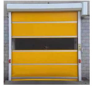 Porte rapide automatique à capteur radar en PVC, porte à enroulement rapide à grande vitesse, <span class=keywords><strong>prix</strong></span>, lavage de voiture, porte à grande vitesse en PVC - Product Image 1