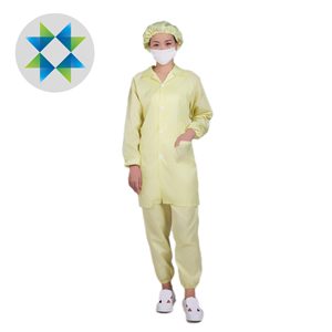 عينة مجانية SKPURE معطف بوليستر ألياف كربون مضاد للكهرباء المختبر لباس <span class=keywords><strong>esd</strong></span> للغرف النظيفة - Product Image 1