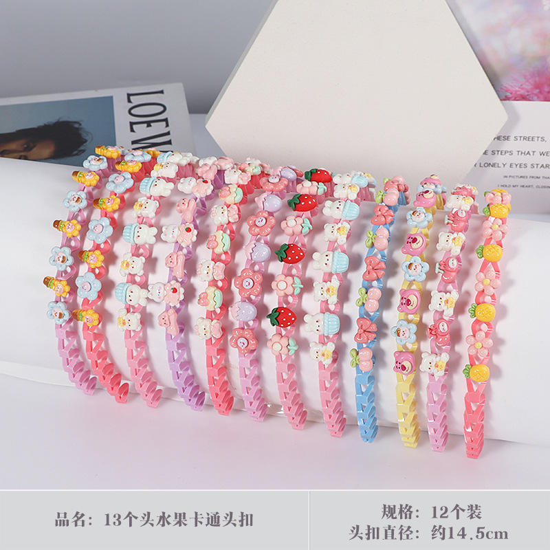 ชุดที่คาดผมการ์ตูน4ชุด1ชิ้น (แบบสุ่ม)