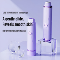 Alat Cukur Wanita Multifungsi 2 in 1 Dual-head Daya Tahan 1 Jam Pemangkas Bikini Tahan Air IPX4 untuk Perjalanan