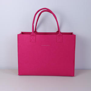 Bolsas de Compras Cuadradas Modernas de Fieltro PET, Personalizables, Ecológicas, Bolsas Promocionales de Mano - Product Image 5