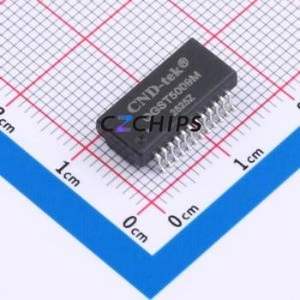 SMD-24P หม้อแปลง QGST5009M T LAN, ตัวเหนี่ยวนำ15.1x7.1มม. (เหนี่ยวนำ: 160uH) - Product Image 1