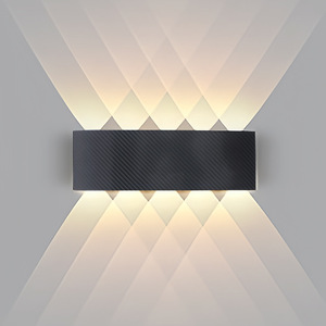 Lampada da Parete LED Moderna per Esterni, Impermeabile, Nera, Quadrata, ad Alta Luminosità, per Cortile, IP65 - Product Image 6