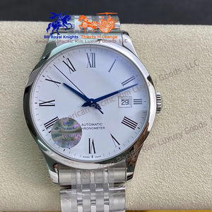 Reloj Longnes de Diseño Original, Lujoso, Automático, Mecánico, de Acero Inoxidable, 41 mm, Espejo de Zafiro, Esfera Luminosa, Cuarzo Eta - Product Image 1