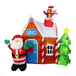 Gonfiabile <span class=keywords><strong>di</strong></span> <span class=keywords><strong>natale</strong></span> <span class=keywords><strong>casa</strong></span> <span class=keywords><strong>di</strong></span> pan <span class=keywords><strong>di</strong></span> zenzero <span class=keywords><strong>di</strong></span> decorazione da giardino - Product Image 4