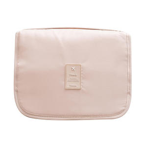 Portable Fashion Polyester Large Capacity Travel Cosmetic Bag Zipper Closure Wet/Dry Separation Multi-Compartment <b>Makeup</b> <b>Case</b> - Product Image 1