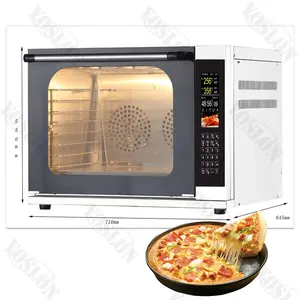 YOSLON Hotel Restaurant Kitchen Catering Equipment Commercial Electric Computer Control Panel Convection Oven