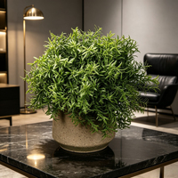 Promotion : Tiges de romarin artificielles à prix réduit pour la décoration intérieure – Feuillage vert artificiel