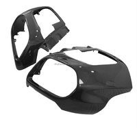 Diffuseur arrière en fibre de carbone sèche style OEM avec ailerons latéraux pour Ferrari 812 – Pièces aérodynamiques de carrosserie de rechange