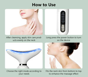 Máquina antiapriete de mentón doble, dispositivo de belleza para el cuello, masajeador facial eléctrico - Product Image 3