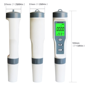 เครื่องวัดคุณภาพน้ำแบบดิจิตอล 3 in 1 TDS/TEMP/PH ความแม่นยำสูง ราคาประหยัด รูปแบบปากกา พร้อมเซ็นเซอร์ตรวจจับค่า pH - Product Image 1