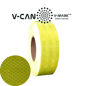 Kỹ sư lớp phản quang conspicuity Băng huỳnh quang vôi vàng PC egp đánh dấu 5 năm độ bền cao khả năng hiển thị cảnh báo Băng - Product Image 2