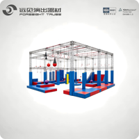 Barres de singe pour cour arrière en aluminium léger American Ninja Warrior - Certifié CE, durable, montage facile, démontable, garantie de 2 ans