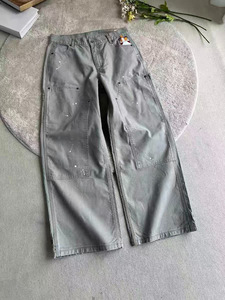 Jeans da Uomo con Cuciture Decorative, <span class=keywords><strong>Pantaloni</strong></span> in Denim con Dettagli Musicali, Vestibilità Comoda, Fornitore per Spettacoli - Product Image 3