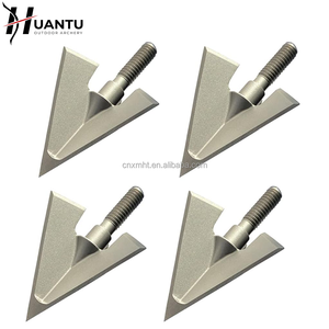 HT Factory - Puntas <span class=keywords><strong>de</strong></span> <span class=keywords><strong>Caza</strong></span> Personalizadas al por <span class=keywords><strong>Mayor</strong></span>, 100/125 Granos, Acero Inoxidable, para Ballesta y Arco Recurvo - Product Image 2