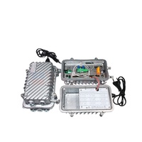 Outdoor 2 Way Rf Output Optische Ontvanger Met Agc Ultra-Low Kabel Tv Glasvezel Knooppunt