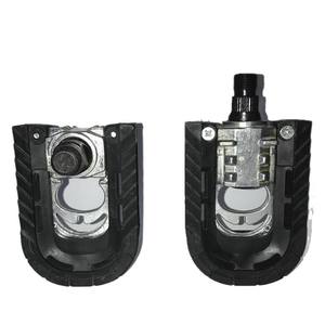 Pedales plegables de aluminio para bicicleta, eje de acero, rodamiento sellado, ligeros, negros, accesorios multiusos para bicicleta - Product Image 5