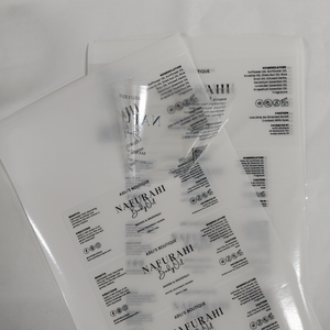 Etiqueta Transparente Autoadhesiva Personalizada, Etiqueta Impermeable Impresa para Botellas, Etiquetas Transparentes para Cosméticos - Product Image 3