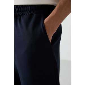 Conjunto de Pantalones Cortos de Algodón para Hombre, Color Azul Marino, Corte Holgado, 100% Algodón, Tela Texturizada, 85249 - Product Image 2