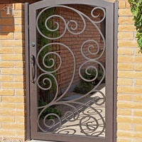 Petite porte de jardin en fer, design simple, porte simple en fer, entrée principale, porte de jardin en métal
