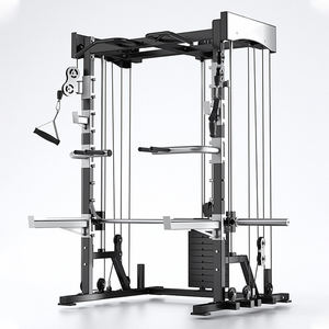 商用ジム機器スミスマシン機能トレーナー付きパワースクワットラック - Product Image 1