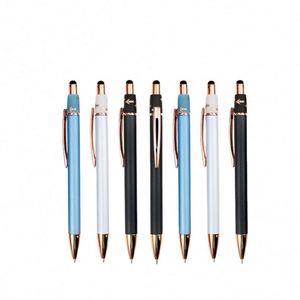 Promotional Luxury Metal Ballpoint <b>Pens</b> Wholesale Universal Stylus <b>Pen</b> Slim Signature <b>Pens</b> with Custom logo for Advertising - Product Image 6