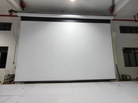 Écran de projection motorisé de 11 m, taille personnalisée de 36 pieds, 4K 8K HD, moteur à couple élevé, livraison DDP