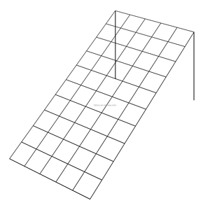 Treillis de concombre pliable à cadre en A pour supports de culture de légumes de jardin à lit surélevé - Product Image 5