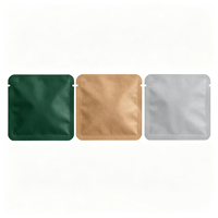Sachets d'emballage pour thé thermoscellés sur trois côtés, impression personnalisée disponible, échantillons gratuits offerts, MOQ 100