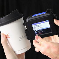 Nouvelle imprimante jet d'encre TIJ portable semi-automatique de haute qualité pour codage de date d'expiration et numéro de lot, enrouleur à rouleau, flexible