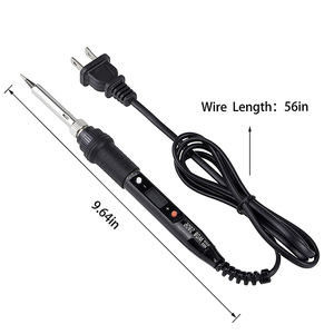 Pistola Digital <span class=keywords><strong>de</strong></span> hierro para soldar, Kit <span class=keywords><strong>de</strong></span> herramientas para quemar madera, 80W, 110V, 220V, pluma <span class=keywords><strong>de</strong></span> pirograbado, Havya, soldadores eléctricos - Product Image 5