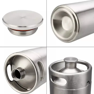 Fût de bière Growler, mini-fûts de bière artisanale 2L/3.6L/4L/5L, conteneur portable pour distribution de bière gazeuse pour barbecue/fête de brassage - Product Image 2