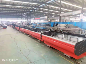 Réfrigérateur de présentation de viande fraîche 1,5 m 2,0 m 2,5 m, comptoir de <span class=keywords><strong>boucherie</strong></span>, vitrine de charcuterie, utilisation commerciale, refroidissement par air - Product Image 6