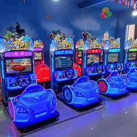 Jeu d'arcade éducatif pour enfants : simulateur de conduite de course, monoplace, avec support anglais, fonctionnant à pièces