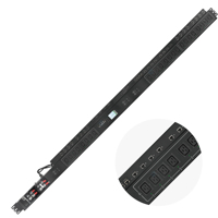 Pdu Smart 3 Phrase 150A 24port C19 équipé d'un commutateur de compteur APDU Unités de distribution d'énergie Pdu