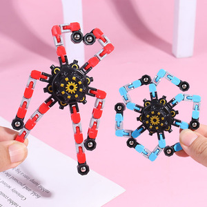 CHENXI Juguetes Transformables Fidget Spinners para Niños, Juguetes Sensoriales Antiestrés, Giroscopios de Dedo, Regalos Novedosos para Fiestas - Product Image 5