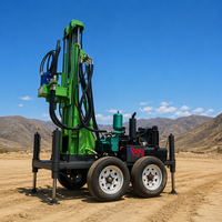 Fabricants chinois de plateformes de forage de puits d'eau à moteur diesel automatique à couple élevé avec une profondeur maximale de 230 m