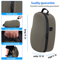 Nouvelle tendance EVA étui pour PSVR2 multi-fonction Portable bandoulière sac de rangement à glissière pour PS VR2 tout-en-un VR et accessoires Gamr