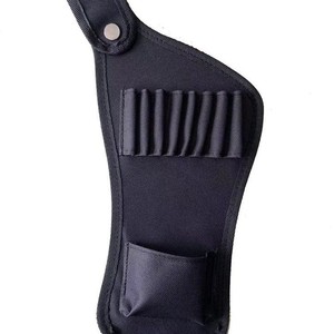 Alforja para flechas de arco recurvo, material PU negro, correa para la cintura, bolsa para flechas de caza con bolsillo de almacenamiento en forma de tubo - Product Image 1