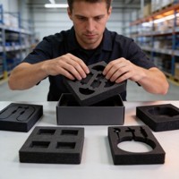 Fabricant sur mesure de formes découpées CNC, emballages en mousse, emballages de protection, inserts en mousse EPE EVA