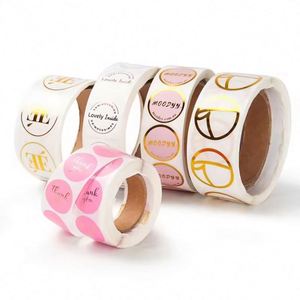 Fabricant d'étiquettes de produits personnalisées, autocollantes, en vinyle rond, imperméables, en rouleau, impression personnalisée de logo, autocollants d'étiquettes - Product Image 2