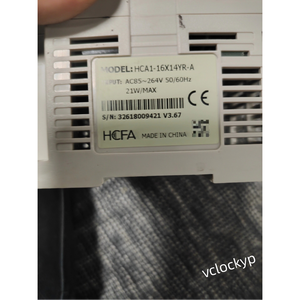 HCFA Hca1-16x14yr-a คอนโทรลเลอร์ PLC Ac85~264v 50/60hz มือสอง - Product Image 4