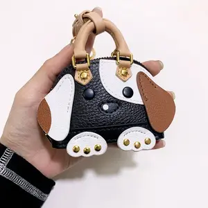 Wholesale dog mini bag purses Girls High quality leather luxury Cartoon lady skew bags cute coin purse LIpstIck Bags